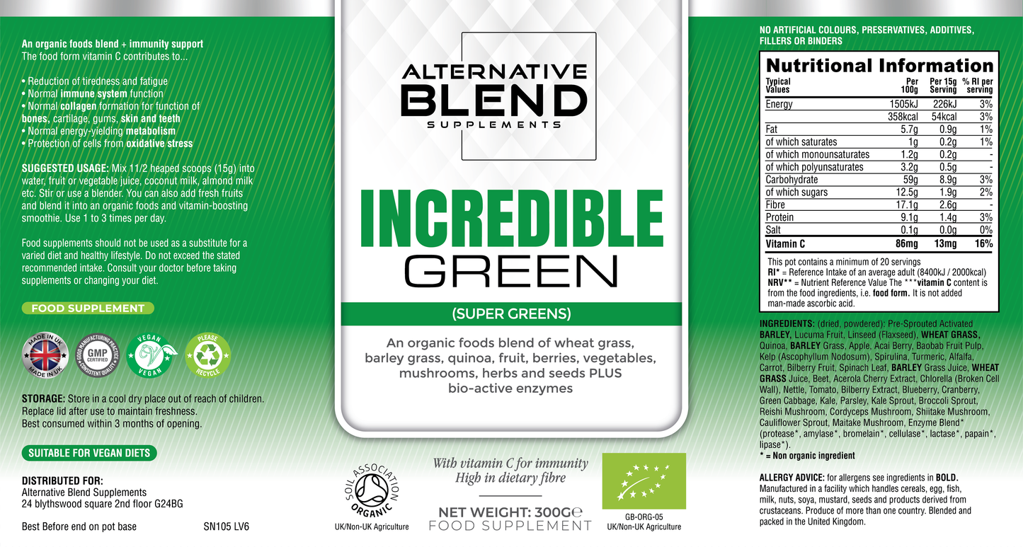 Incredible Green (Super Greens)